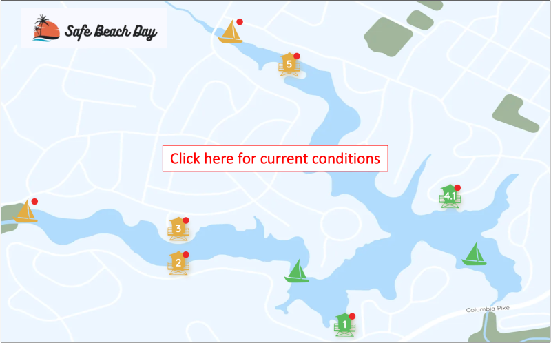 View current lake conditions 